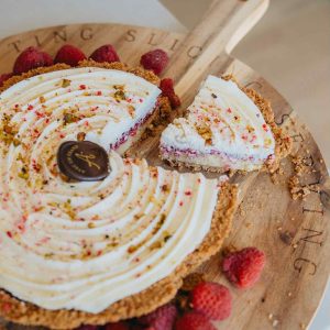 Tarte - Framboises et Pistaches